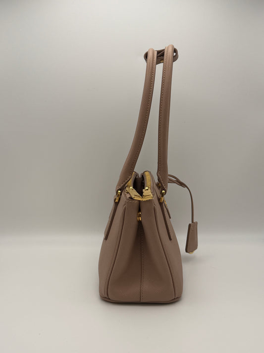 Prada Galleria Mini Saffiano Lux Cipria