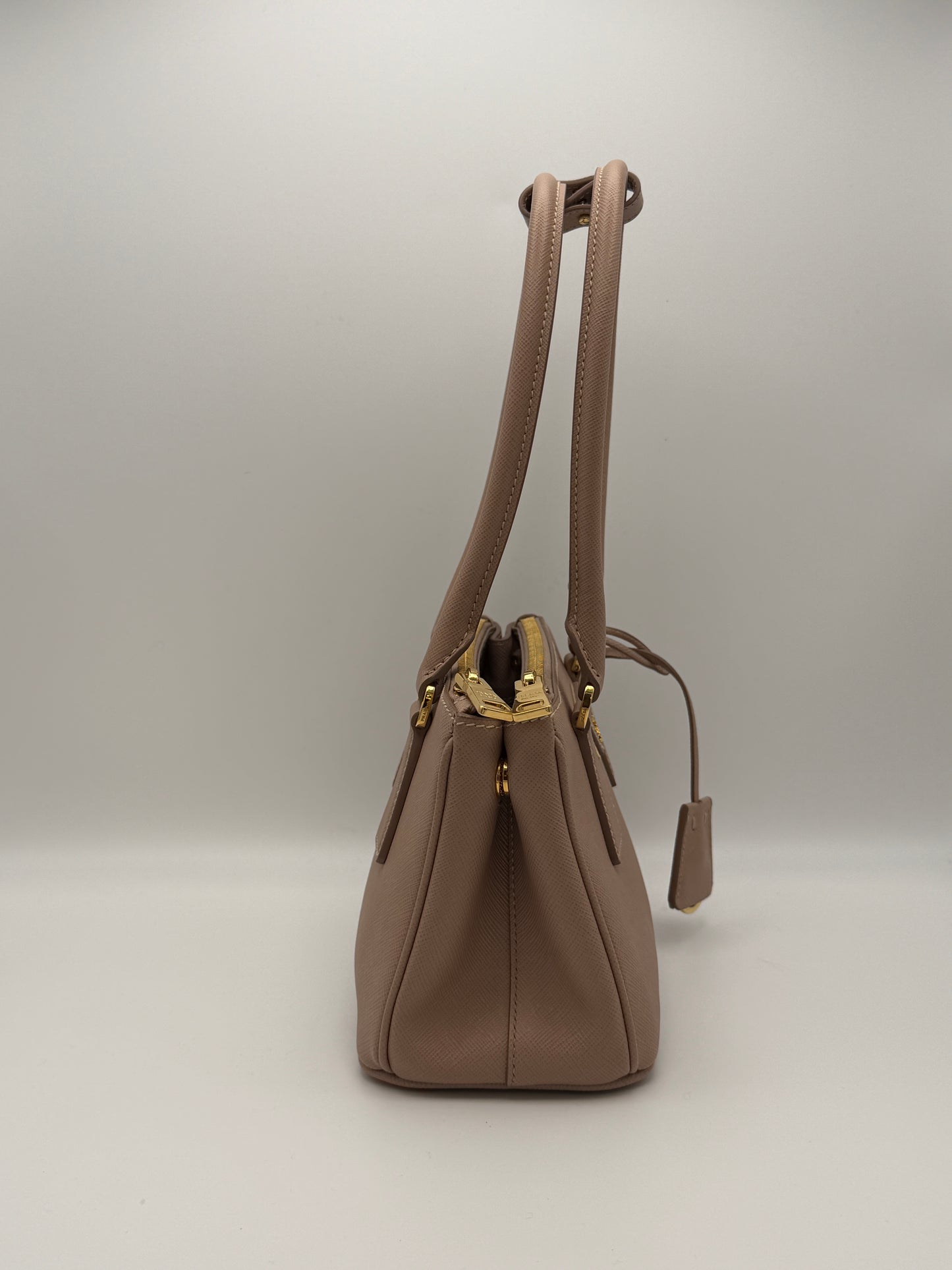 Prada Galleria Mini Saffiano Lux Cipria