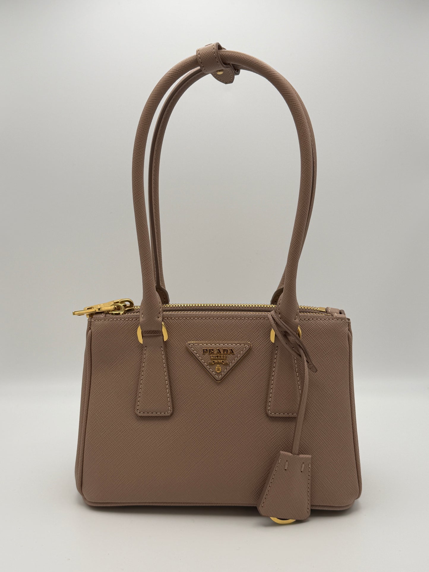 Prada Galleria Mini Saffiano Lux Cipria