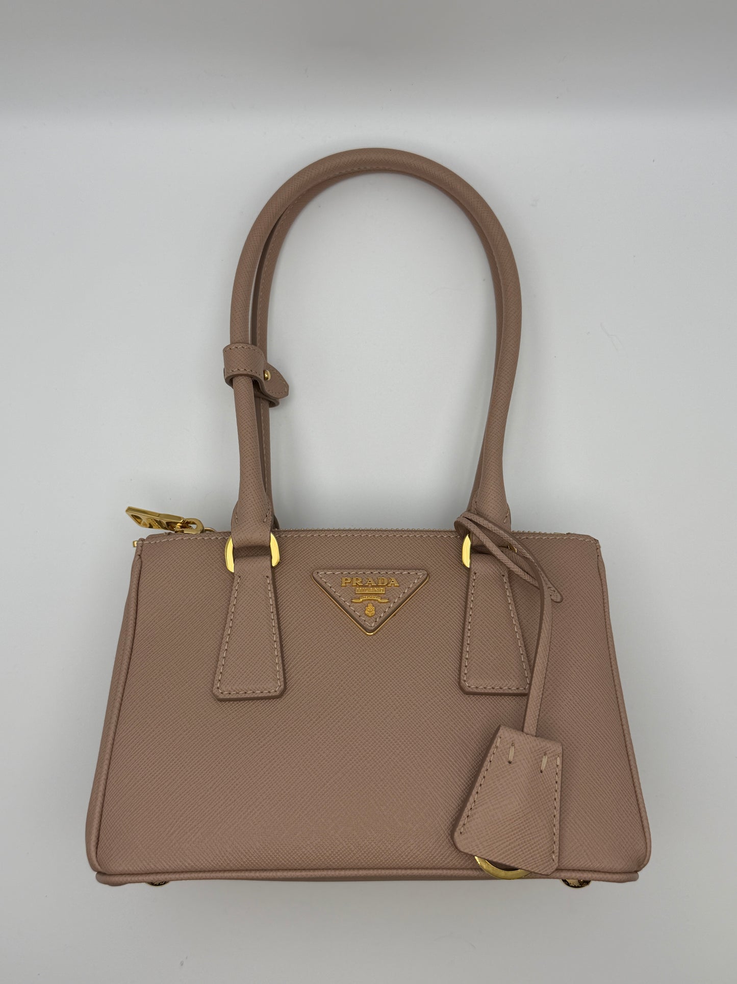 Prada Galleria Mini Saffiano Lux Cipria