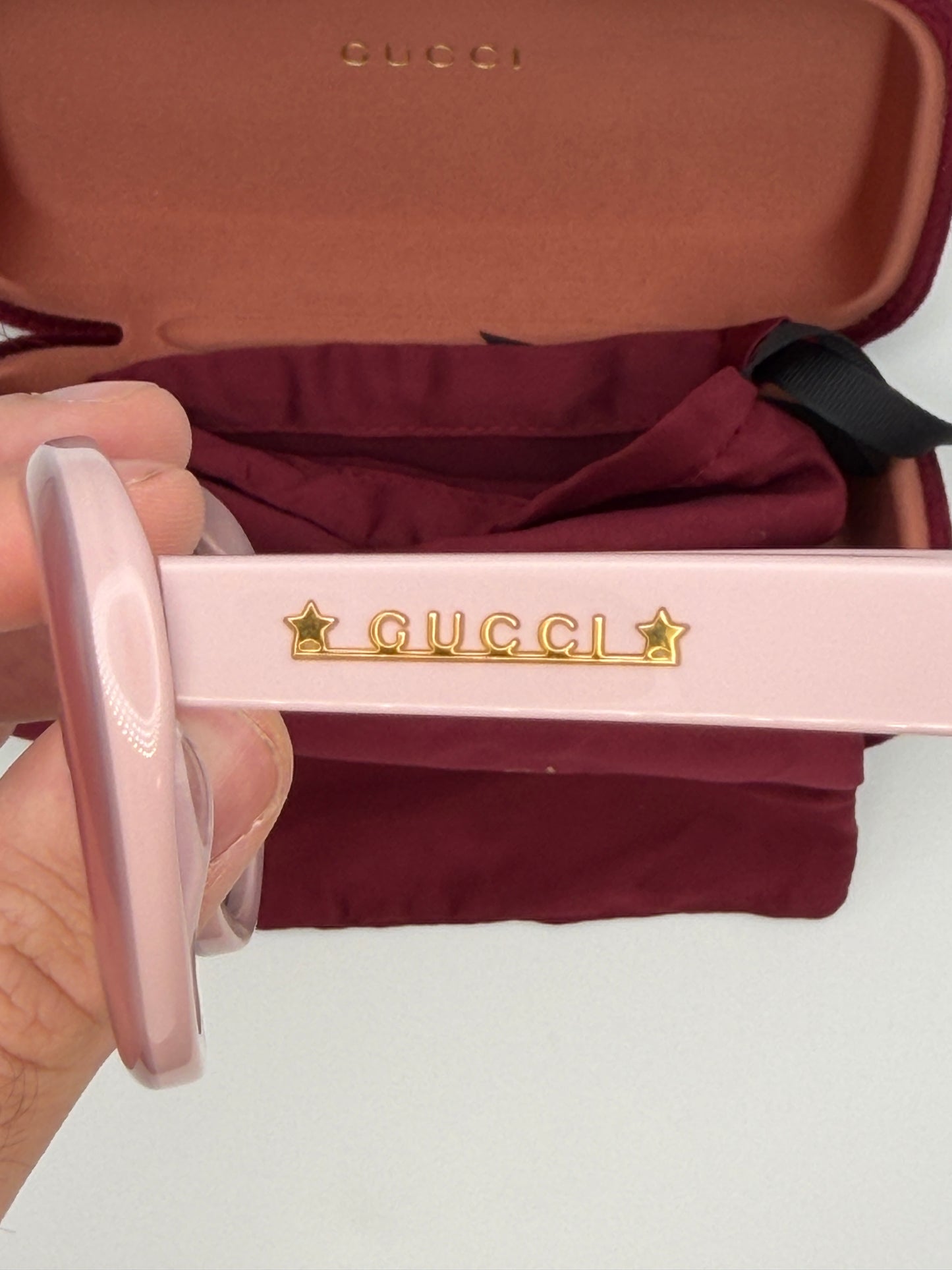 Gucci GG1170S 004 Occhiali da Sole Cat-Eye Rosa
