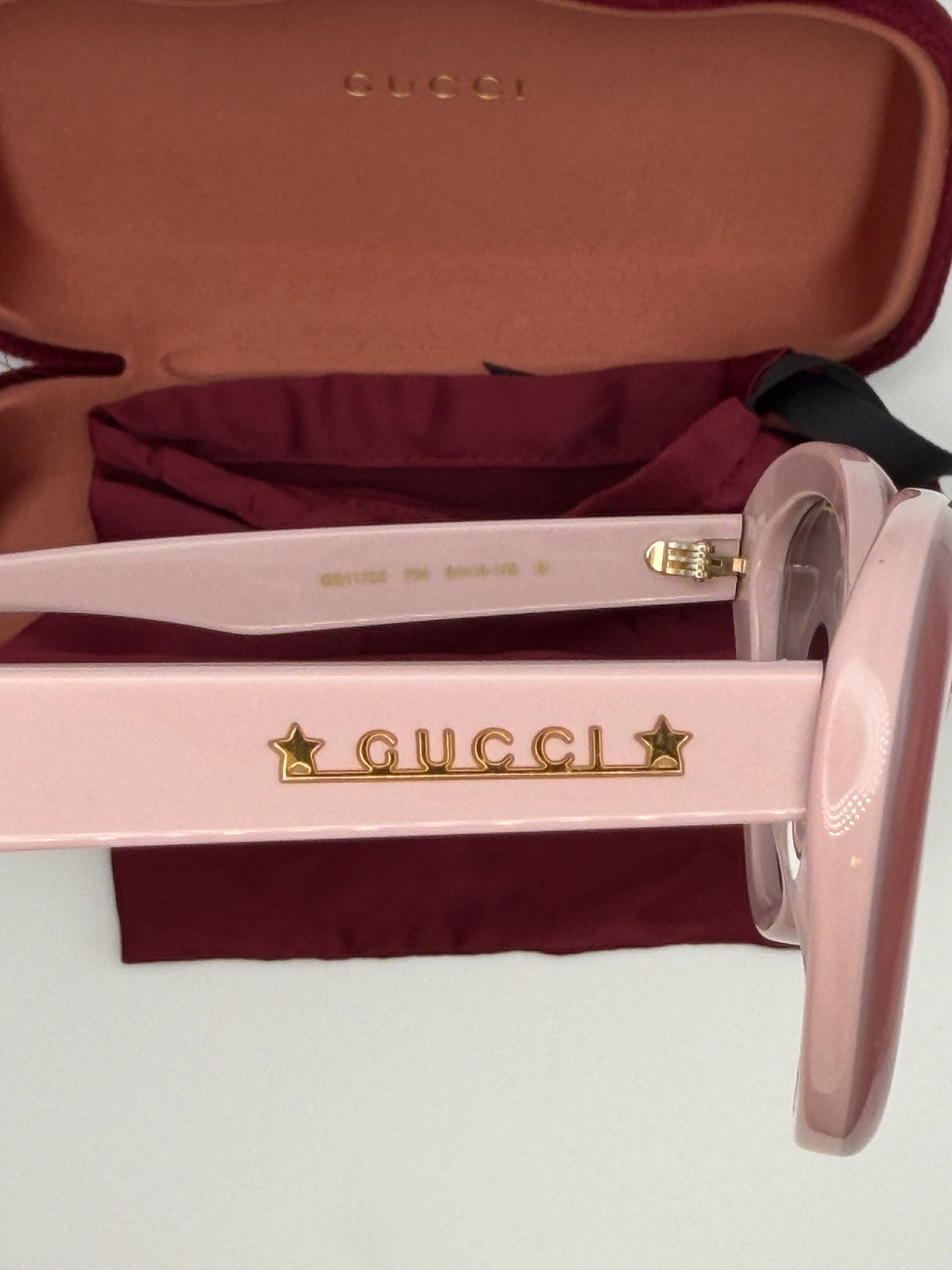 Gucci GG1170S 004 Occhiali da Sole Cat-Eye Rosa