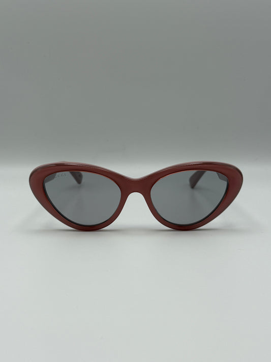 Occhiali da sole Gucci GG1170S cat-eye rosa autentici